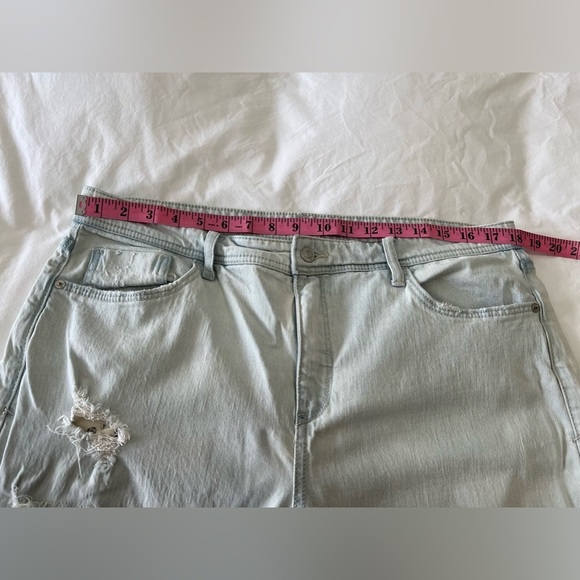 Pilcro | Women’s SZ 32 | Slim Boyfriend Straight Jeans Distressed Destroyed - Picture 6 of 10